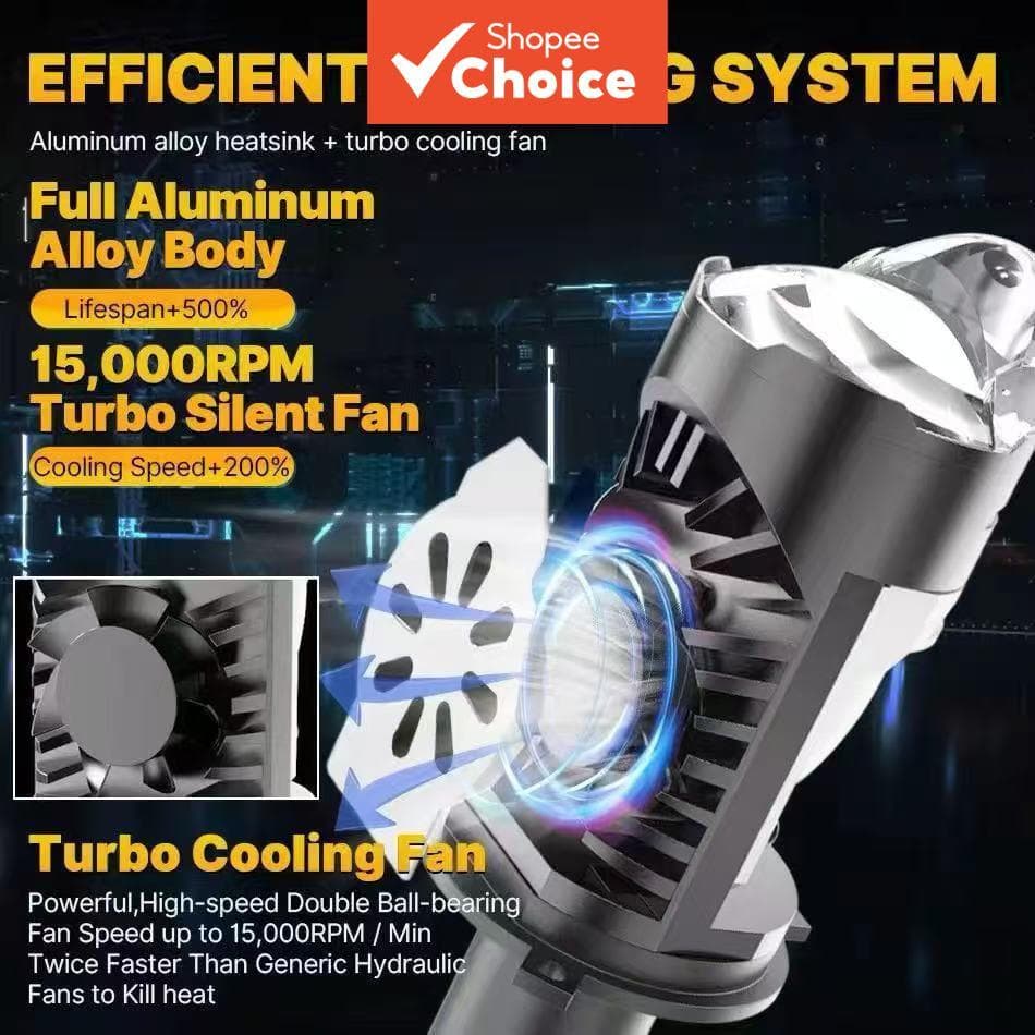 Lâmpada De Farol LED H4 Super Brilhante De 3 Pinos Para Motocicleta E Bicicleta Elétrica