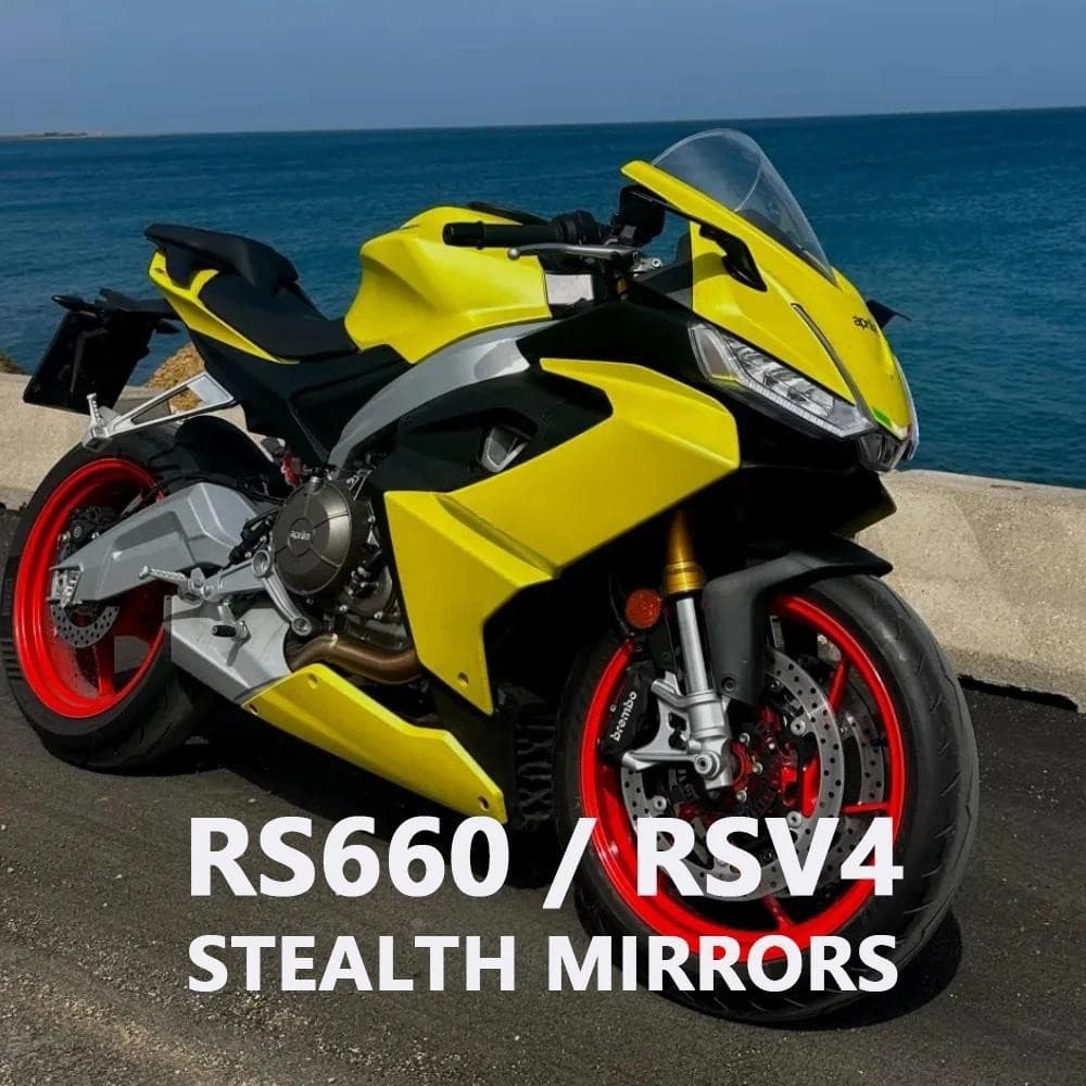 Espelhos Retrovisores De Asa De Motocicleta Para Aprilia RS660/RSV4 1100 Espelho Ajustável Furtivos Kits De Esportivos P