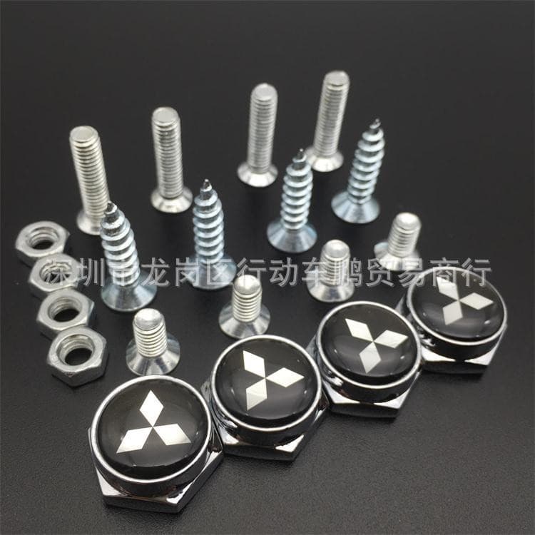 Parafuso de fixação de placa de licença modificado suporte de quadro de placa de licença cinto Anti-roubo fivela de fixa