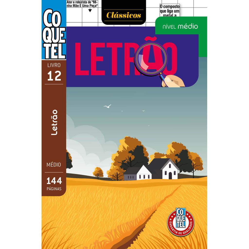 Livro Coquetel Letrão Médio 12