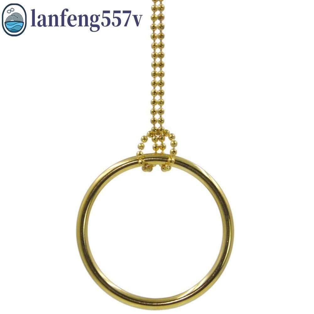 LANFENG Anel De Amanhã , Nó Close Up Ilusão Prop Mágico De Aço E Corrente , Fácil