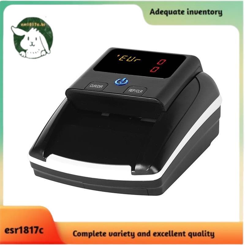 Contador De Dinheiro Portátil USD/EUR Bill Authenticator Quantidade Cumulativa Total Mini Detector De Contas Plugue Ue