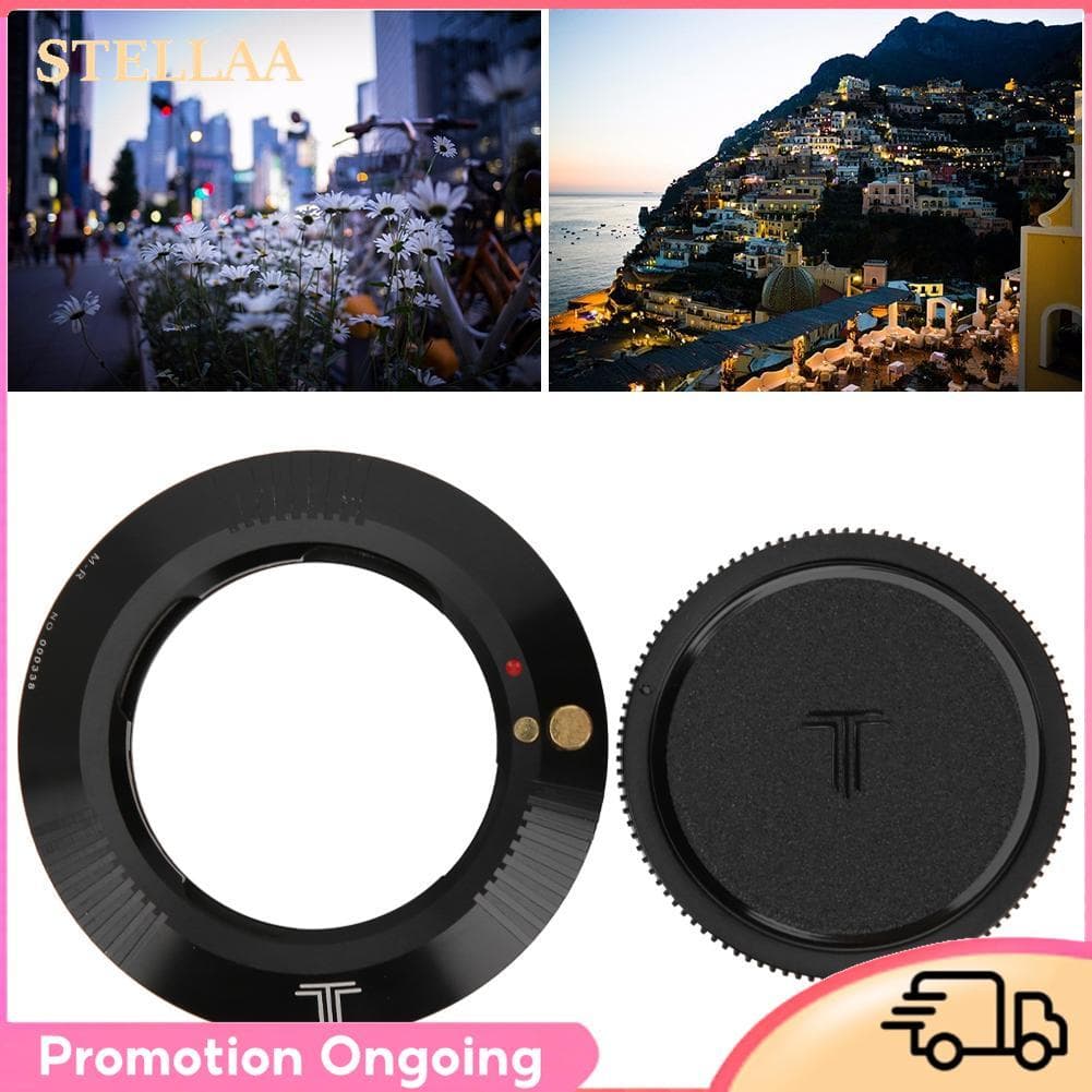 Stellaa Anel adaptador de lente adequado para lentes de montagem Leica M para câmera RF série Canon EOS R