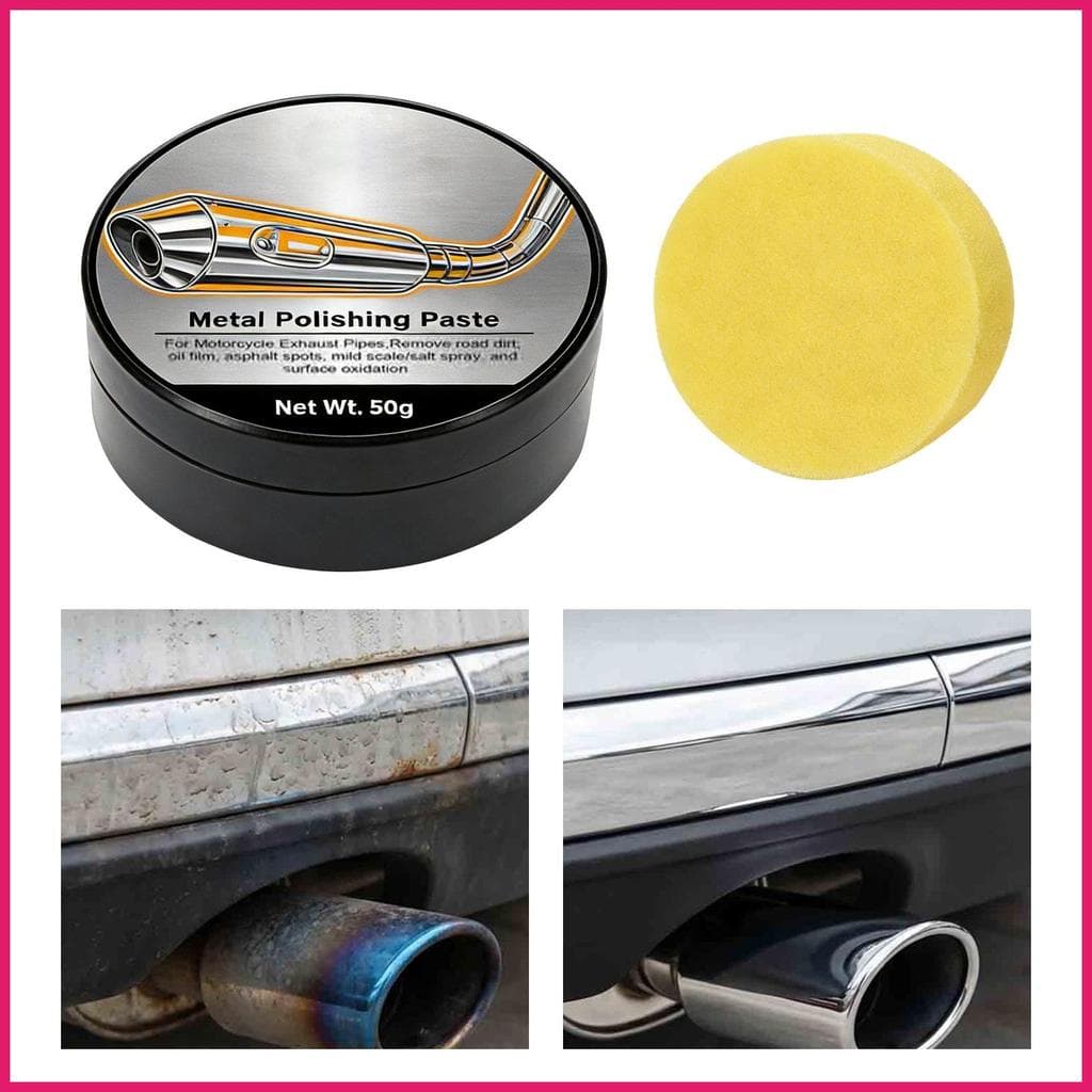 Limpador De Carbono Para Motor De Carro , Pasta Desengordurante , Creme De Metal , Cromado , Removedor De Ferrugem Autom