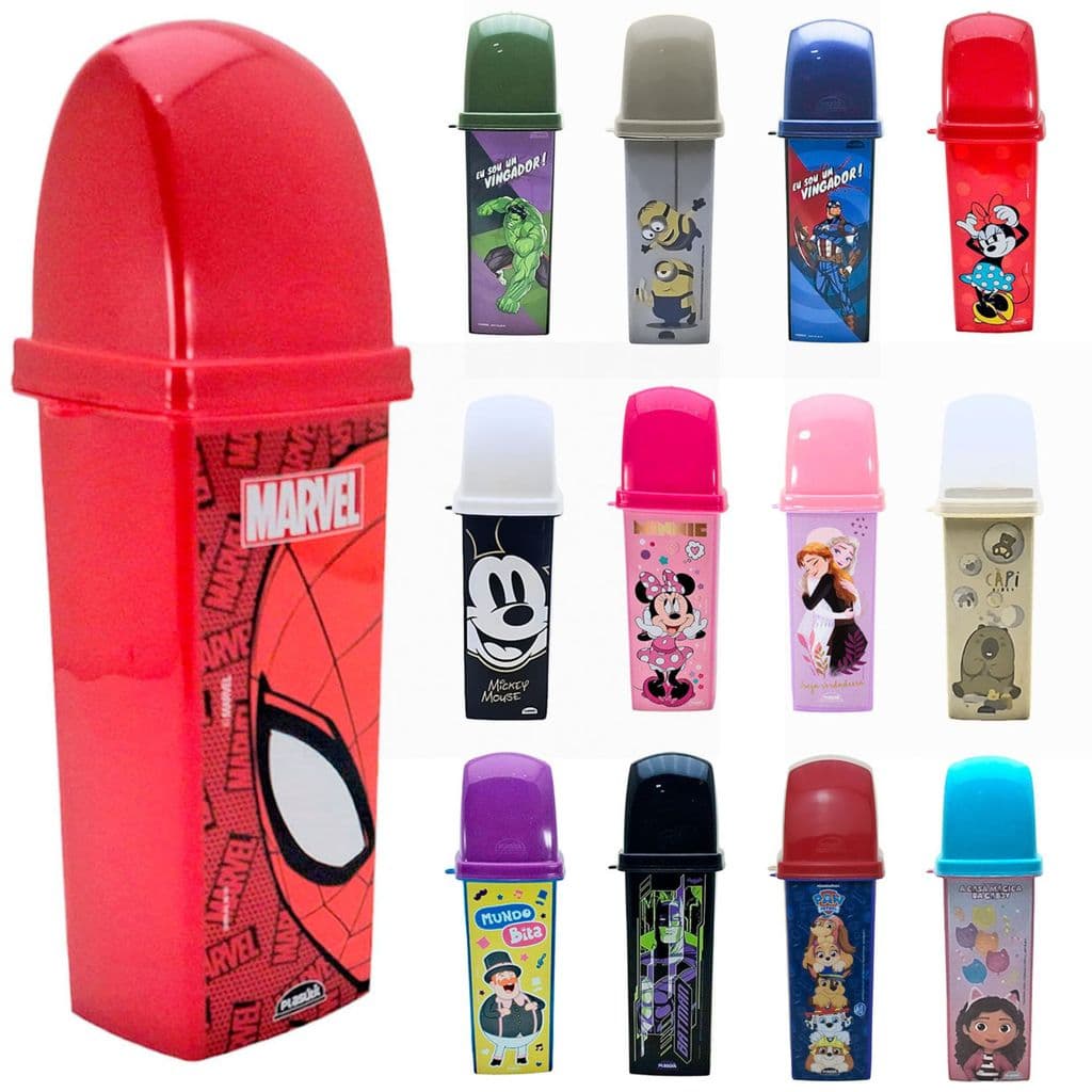 Case Porta Escova de Dente Infantil Dental Case Escolar Plasutil