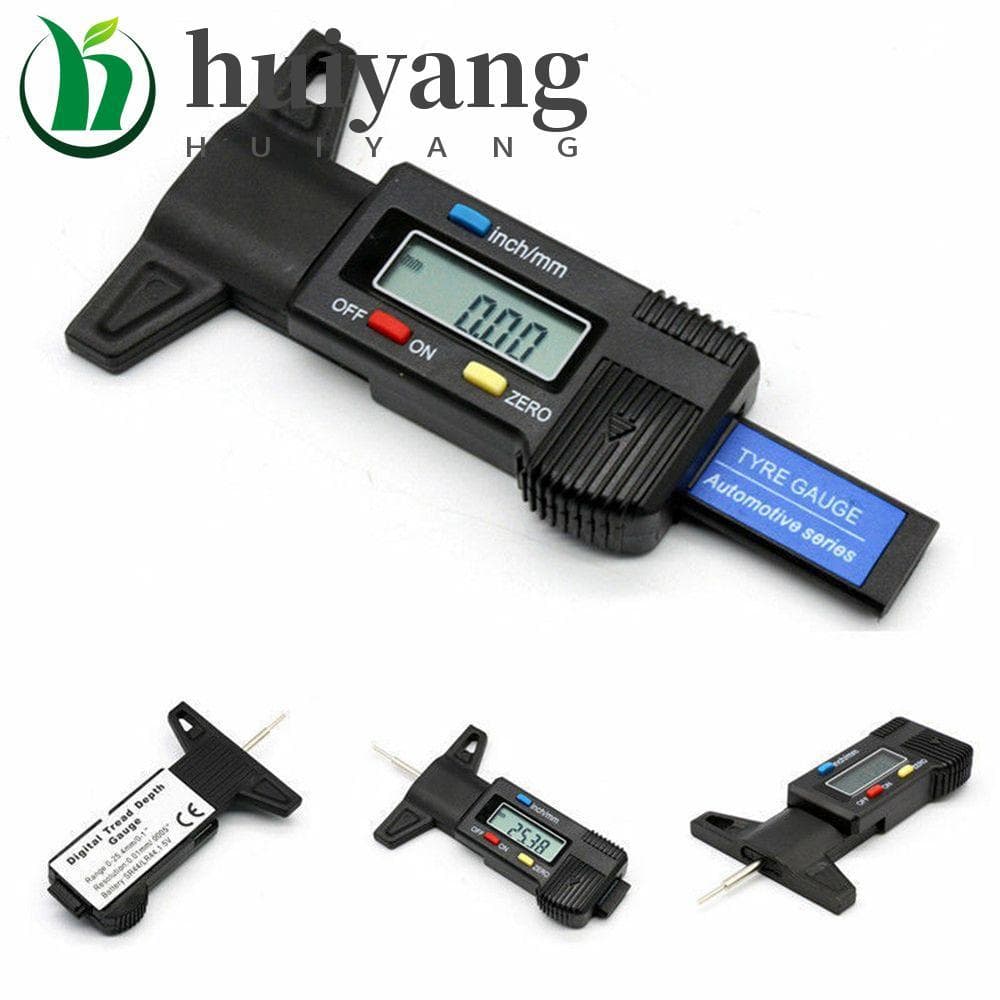 HUIYANG Medidor De Profundidade Pinça Sistema De Monitoramento De Pneus De Piso De Pneu Medidores Digital Sem Fio Integr