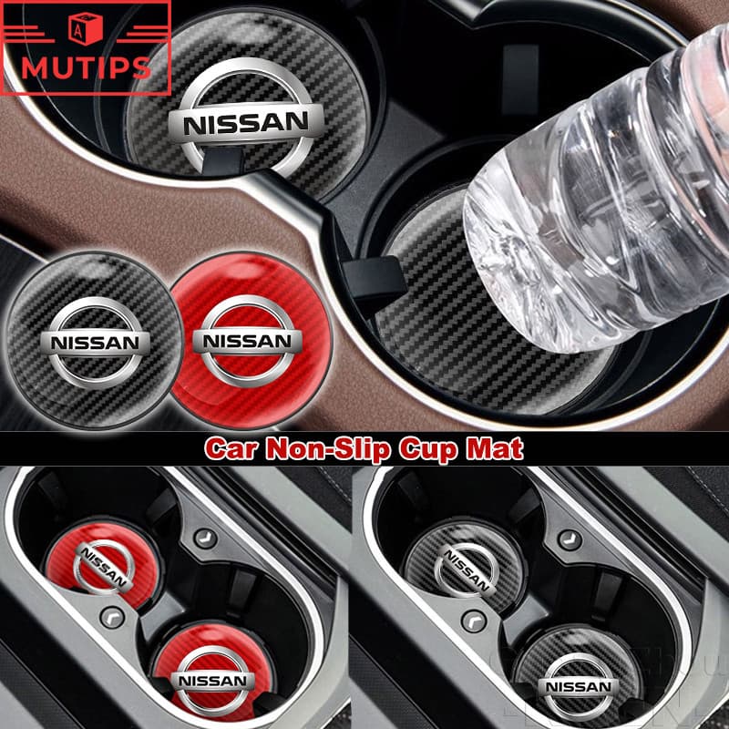 Nissan Carro Coaster Suporte De Copo De Borracha Almofada De Garrafa De PVC Antiderrapante Para Chutes Tiida March Versa