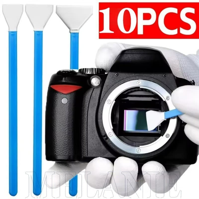 Cotonetes De Limpeza De Sensor De Câmera-Pá De Pó De Sensores De Lente-Escova Digital Remoção De Sujeira CCD/CMOS-Kits D