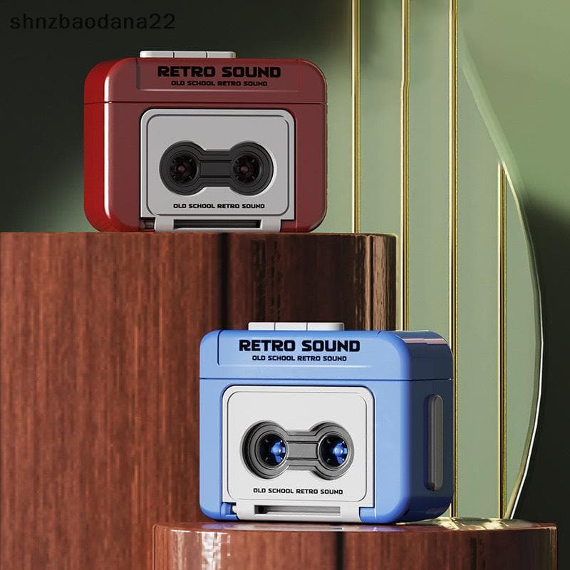 [Shnzd] Gravador Criativo Portátil Pingente Pequena Fita Cassete De Áudio Clássico EMKK