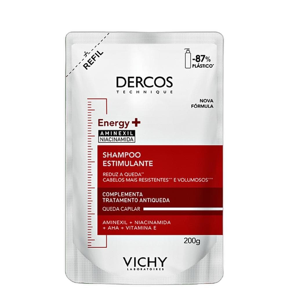 Vichy Dercos Energy+  Refil - Shampoo Estimulante 200g