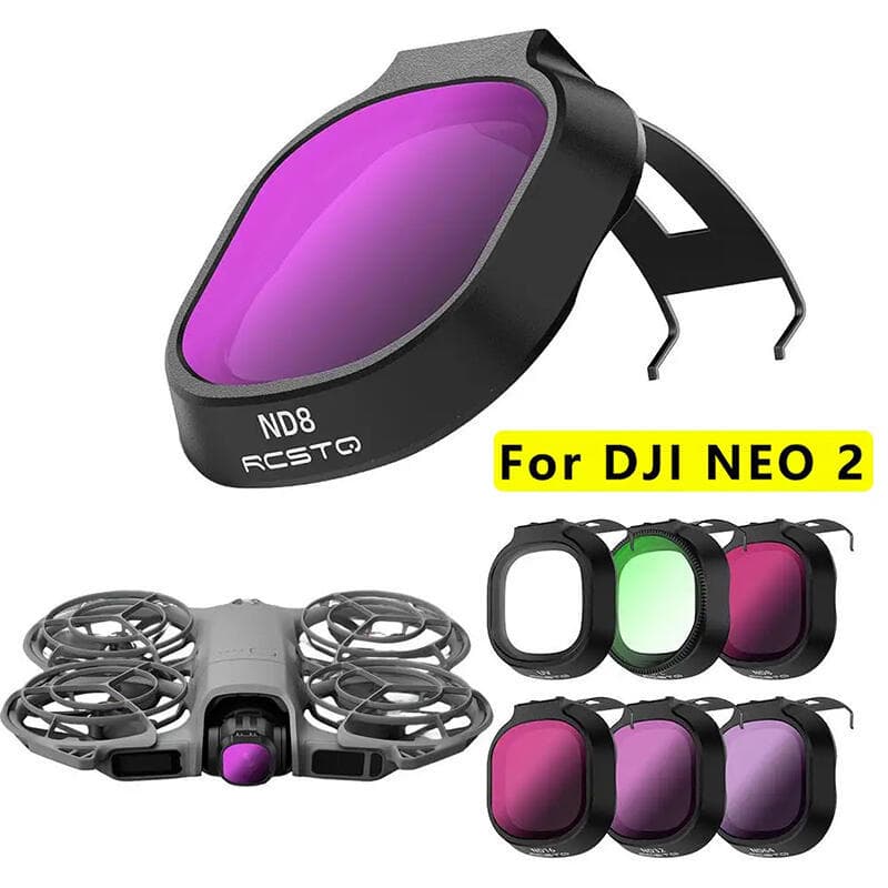 Conjunto De Filtro De Lente De Drone Para DJI Neo2 ND Kit ND8 ND16 ND32 CPL UV Anti-Reflexo Câmera Acessórios