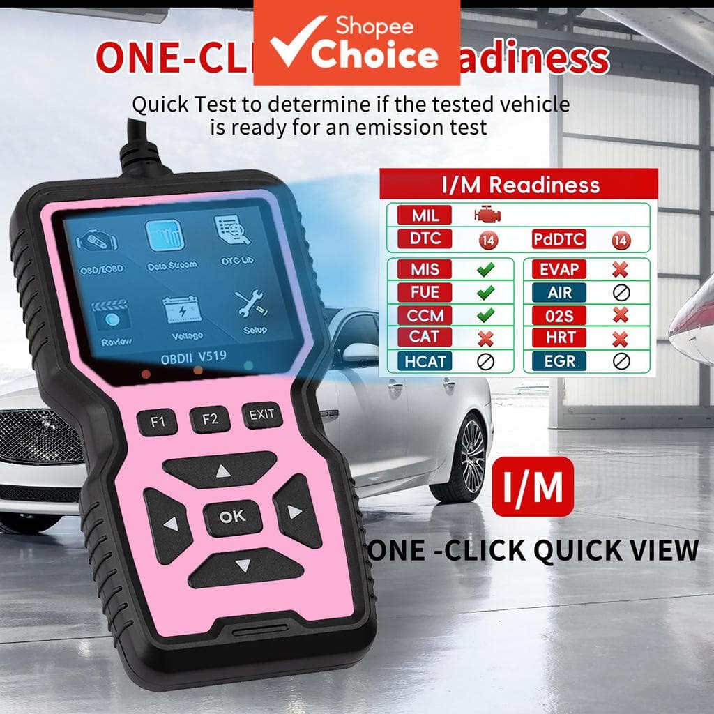 Ferramenta De Diagnóstico De Scanner OBD2 , Leitor De Código De Motor Multifuncional , Modos De Reinicialização 6 E 8 Pa