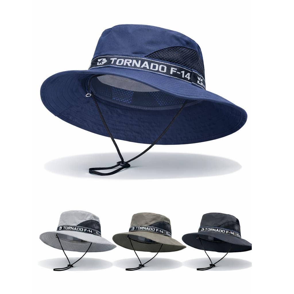 Chapéu Masculino Aba Larga para Trilha e Pesca Leve Respirável e Ajustável TO3