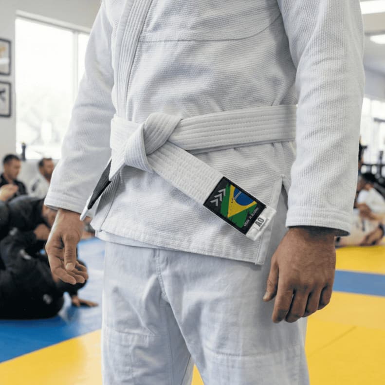 Faixa Jiu Jitsu Adulta e Infantil 100% Algodão 6 Costuras M0 ao A6 Alta Resistência Para Treino e Competição