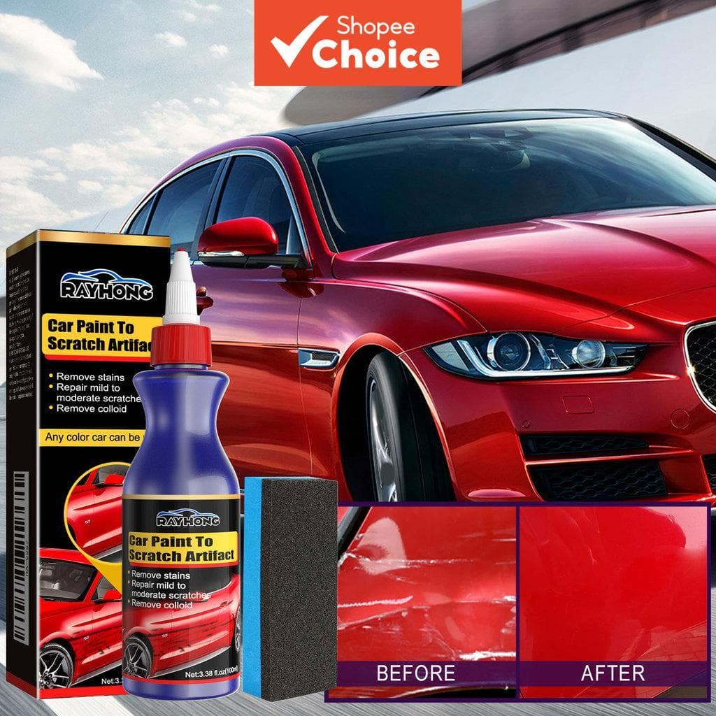  Kit de Reparo de Riscos de Carro: Remove Arranhões, Restaura Brilho e Camada Protetora