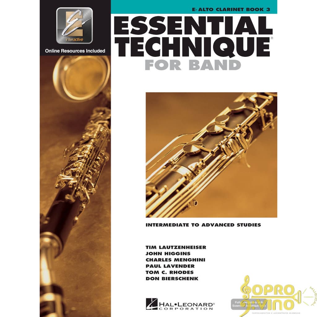 Método Clarone Alto Eb Livro Essential Technique for Band Interactive Book 3 ( Livro 3 )