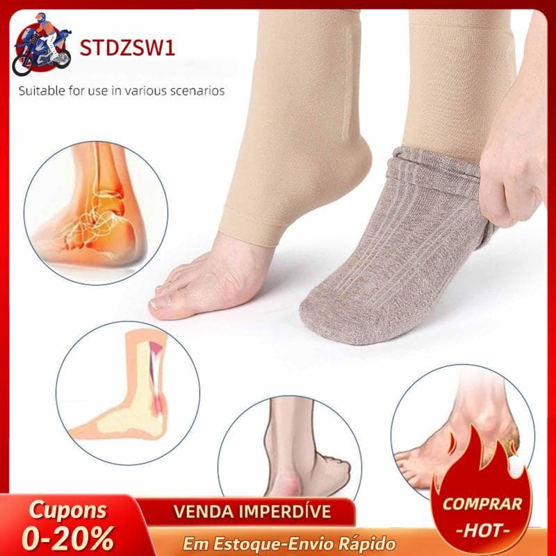 [stdzsw1] Meia Esportiva Para Tornozelo , Envoltório De Nylon , Proteção Manga De Compressão Patins De Corrida , Mulhere