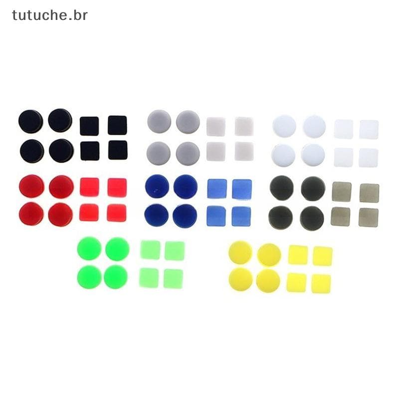 TU 1 Conjunto Universal Pé Almofada Parafuso Plug Para 3DS XL Console Pés De Borracha Capa 3DSLL Frente Ba Tela LCD Para