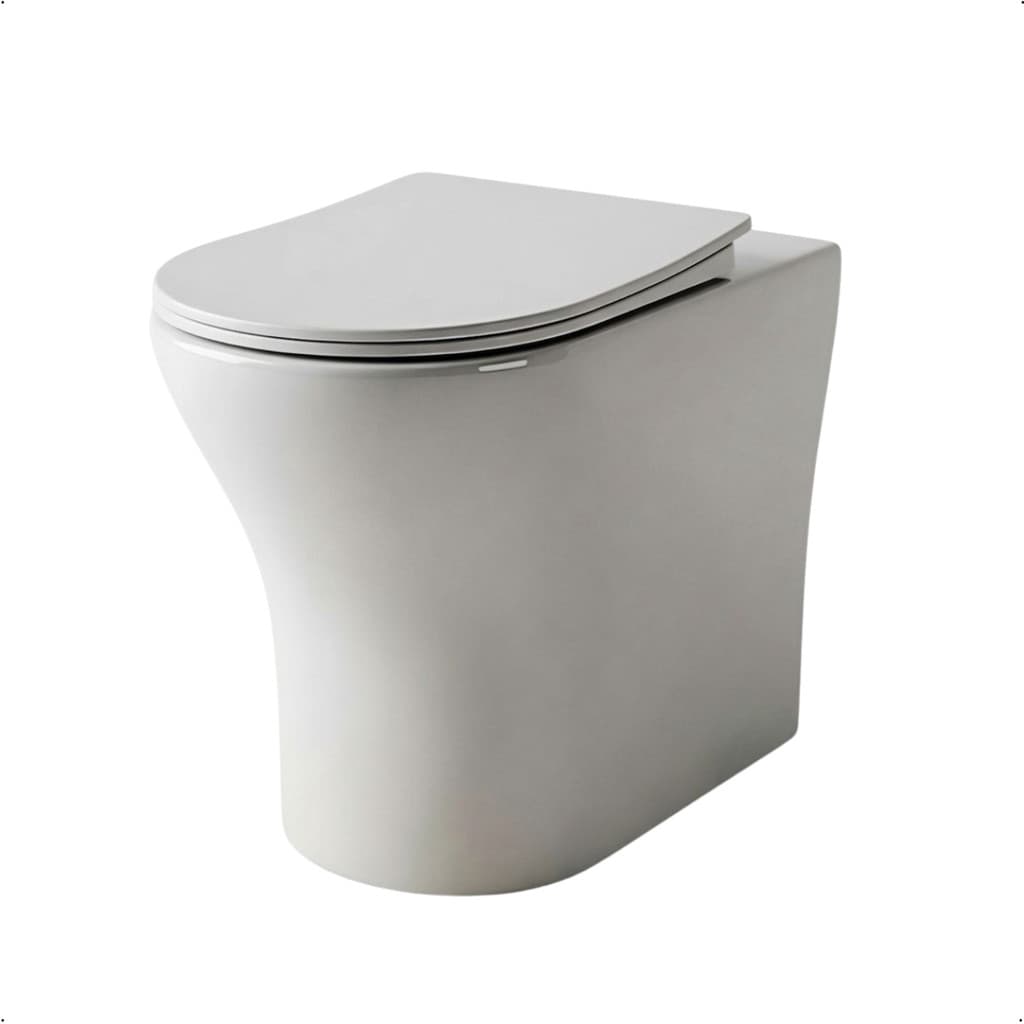 Vaso Sanitário Branco Convencional Dunas Luxo com Assento Sem Caixa Acoplada Clean