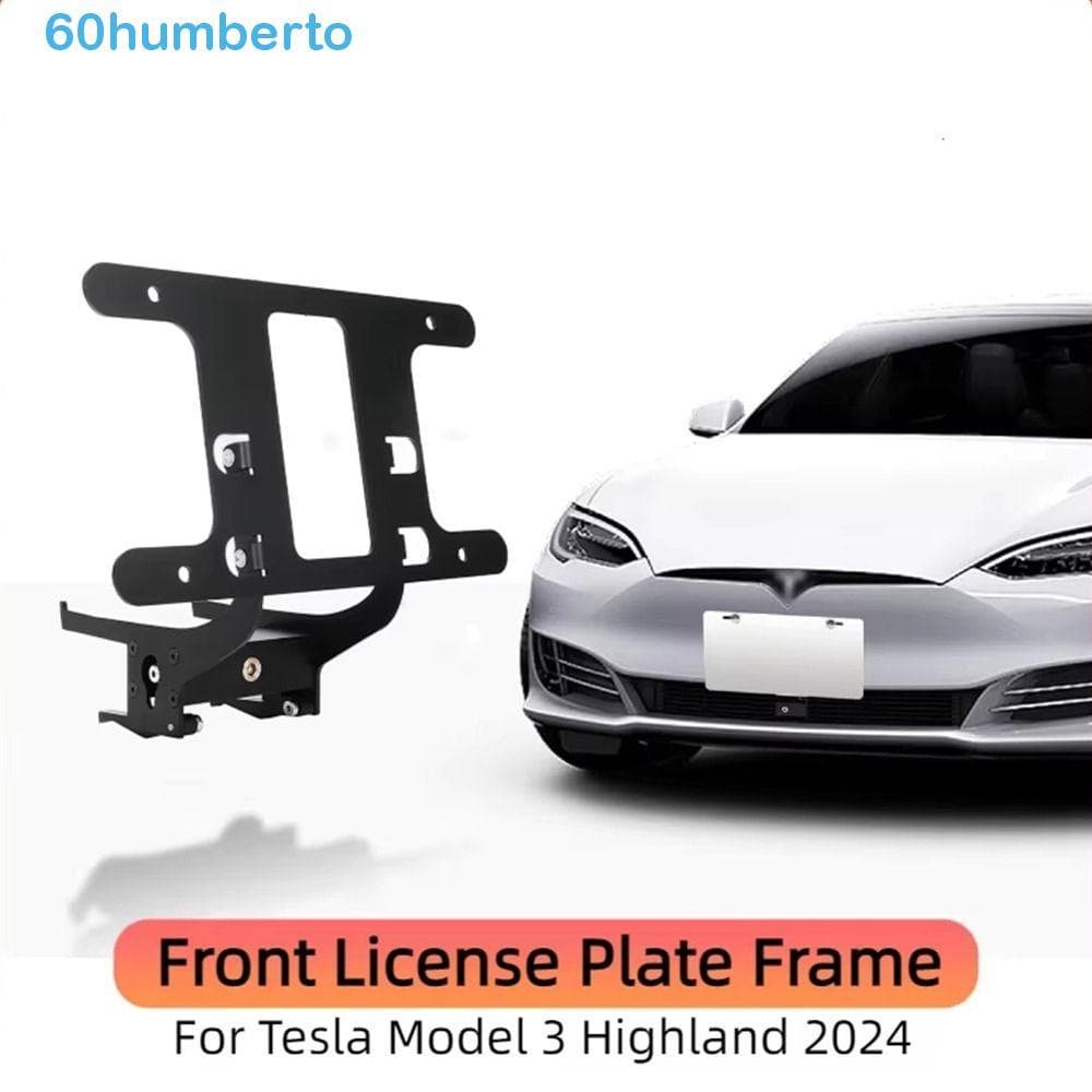 Tampa Da Placa De Licença HUMBERTO , Com Suporte De Frontal Antirroubo Trava , Sem Broca