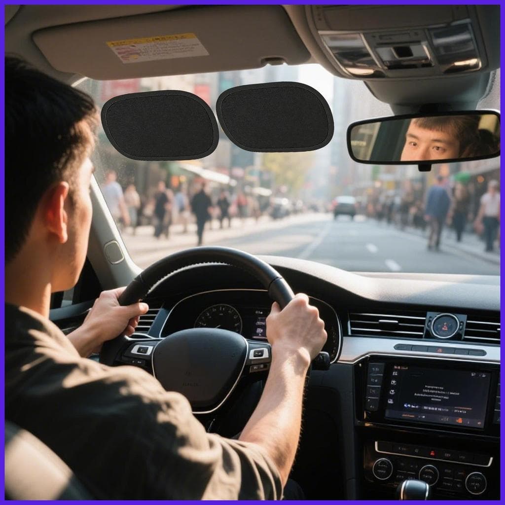 Sombra Da Janela Do Carro Adere Malha Removível Estática Filme De Bloqueio Solar Matiz Para Sedans SUVs RVs Caminhões ph