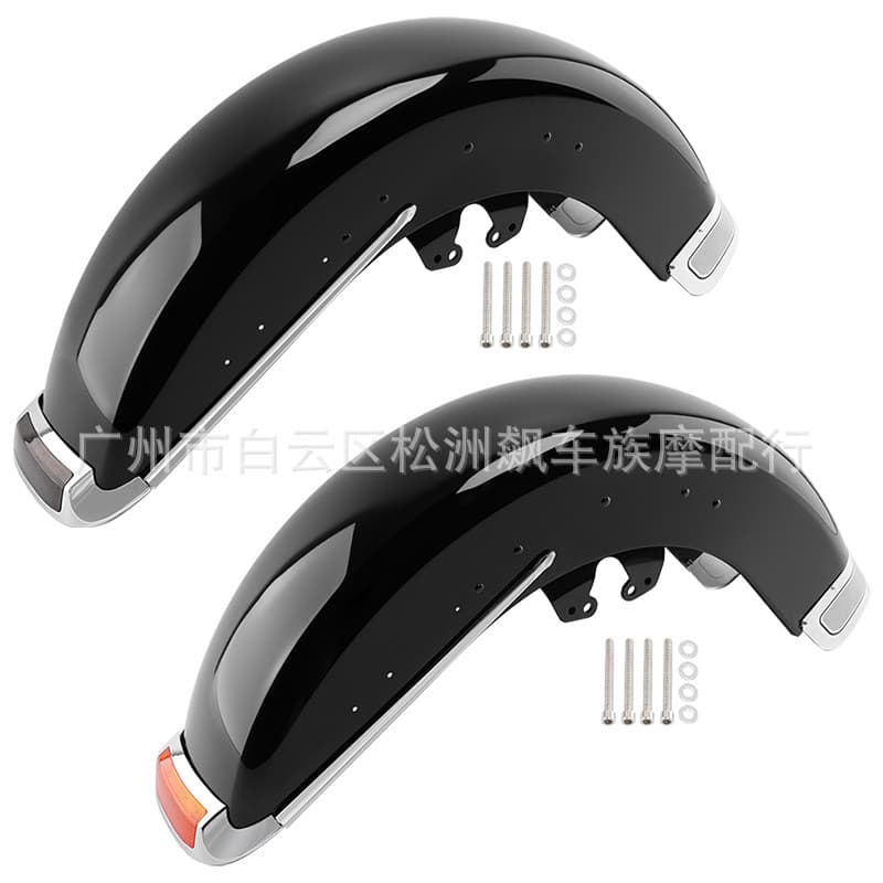 Promoção Acessórios para motocicleta adequados para Harley Gliding Road King CVO conjunto de guarda-lamas dianteiro modi