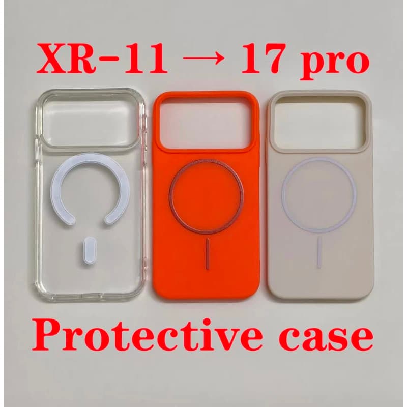 17 Pro XR Convert 17 Pro Capa Protetora para Telefone, 11 para 17 Pro 11 Troca Capa para Telefone 17 Pro KSYT