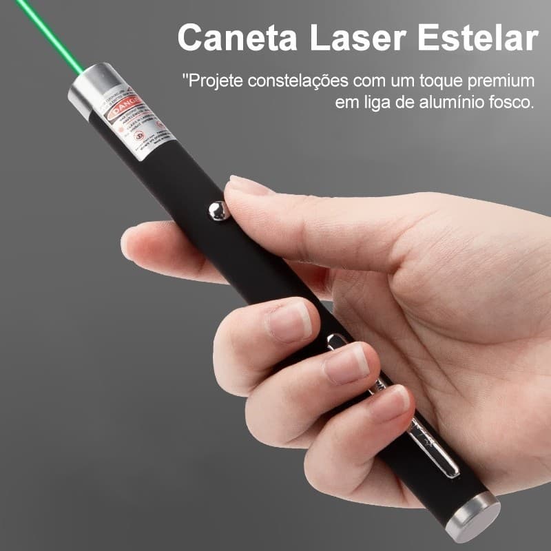 Apontador Laser Verde/Vermelho 532nm – Compacto, Potente e Portátil