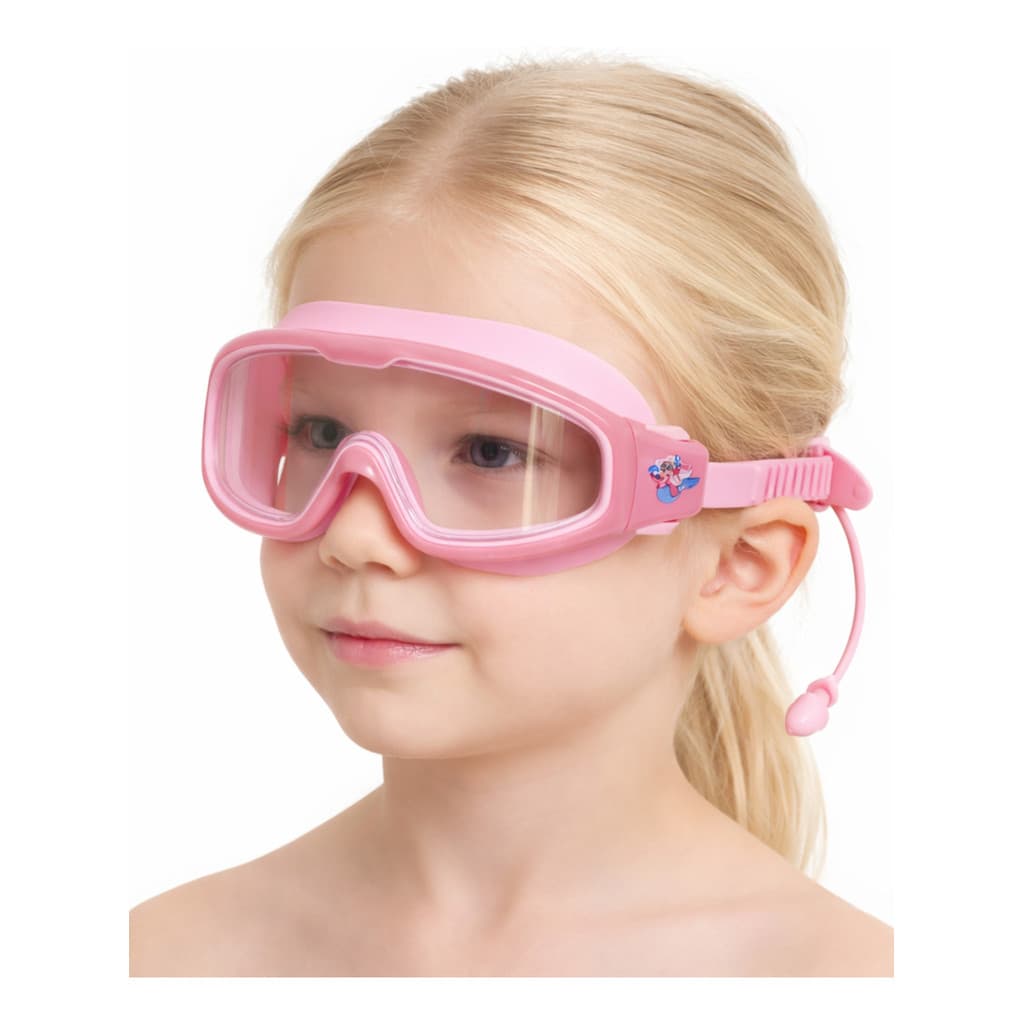 Óculos De Natação Antiembaçante Uv infantil goggles com Protetor Auricular Protetor De Ouvido