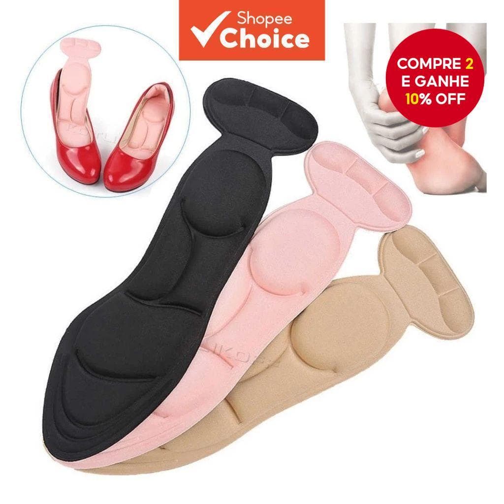 Palmilhas de salto alto femininas anti-bolhas, inserções ocos para sapatos de salto e tênis, tamanho único.