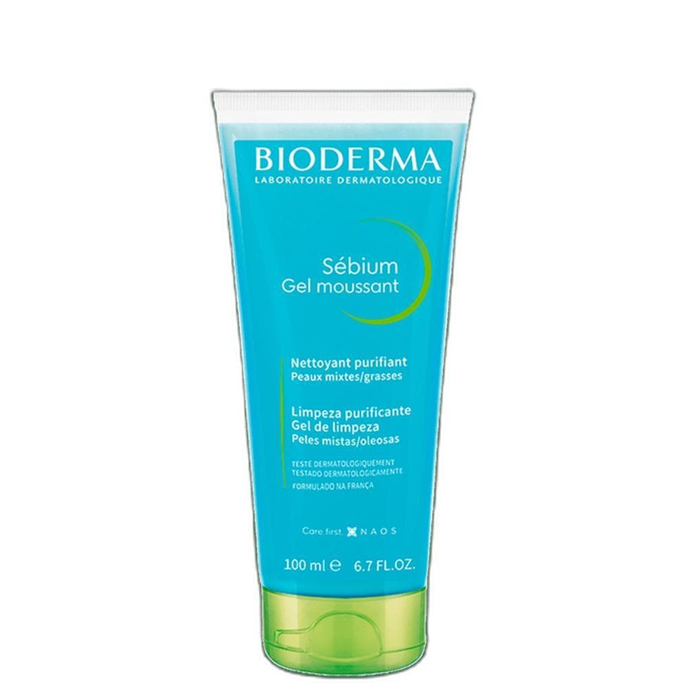 Bioderma Sébium Gel Moussant Gel de Limpeza Antioleosidade de Alta Tolerância 100ml