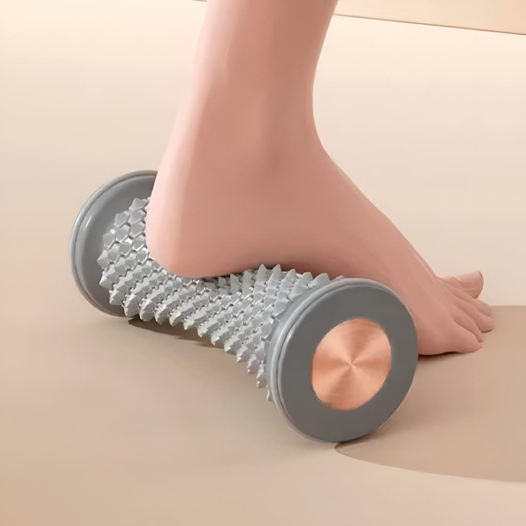 Rolo Massageador De Pés Fascite Plantar Panturrilha Pescoço Relaxamento Massagem Reflexologia Yoga