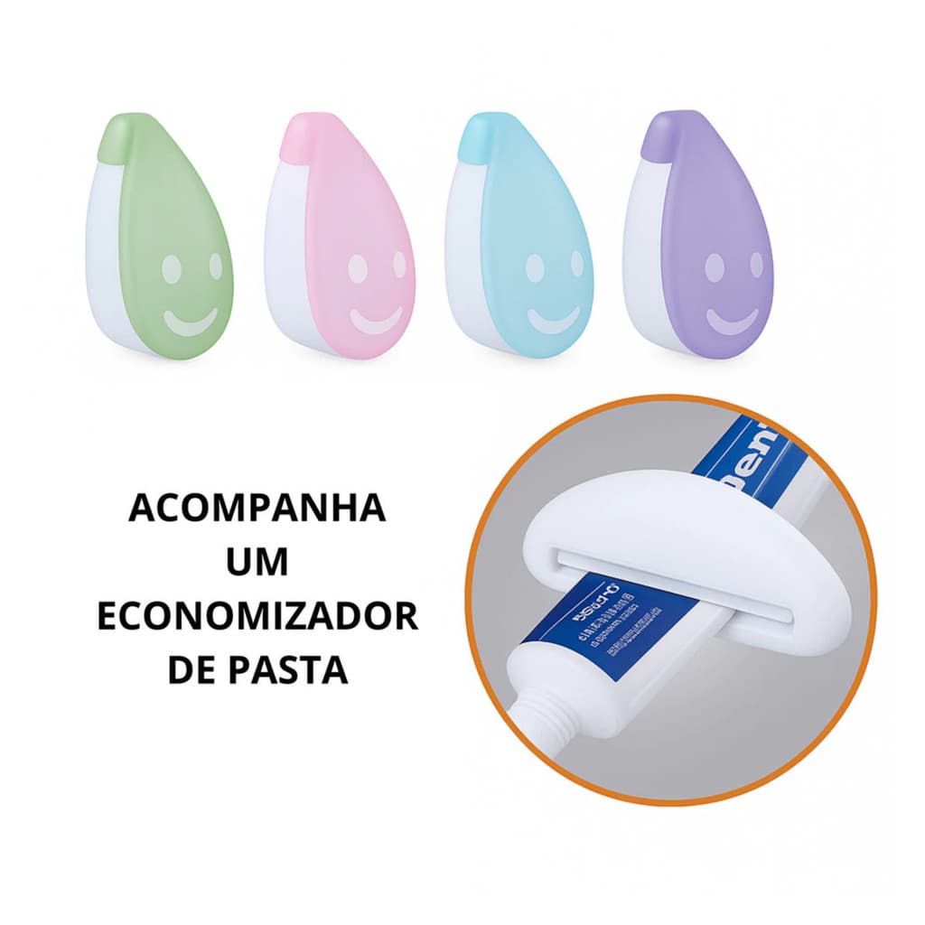 Kit Protetor de Cerdas - Suporte para Escova de Dente - Plasnorthon