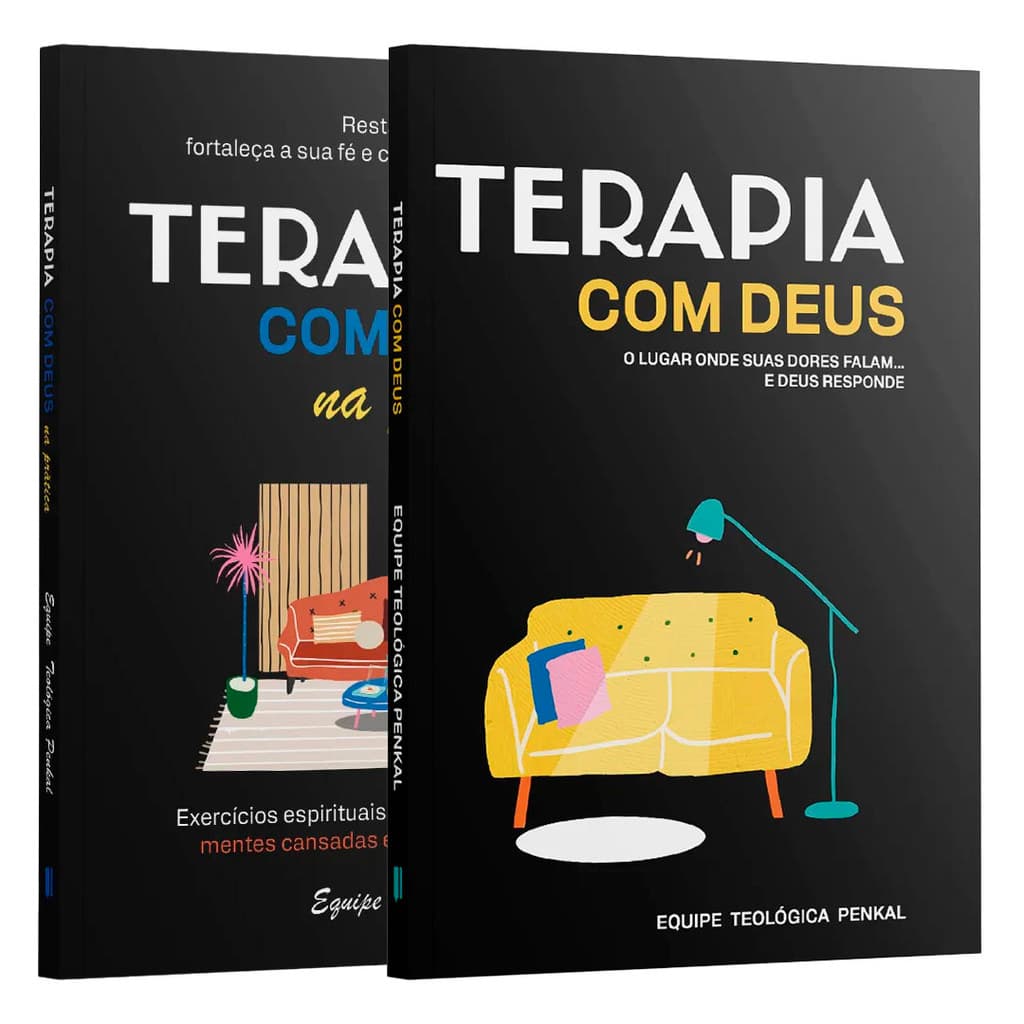 Kit 2 Livros | Terapia com Deus - Onde Deus Trata o Coração