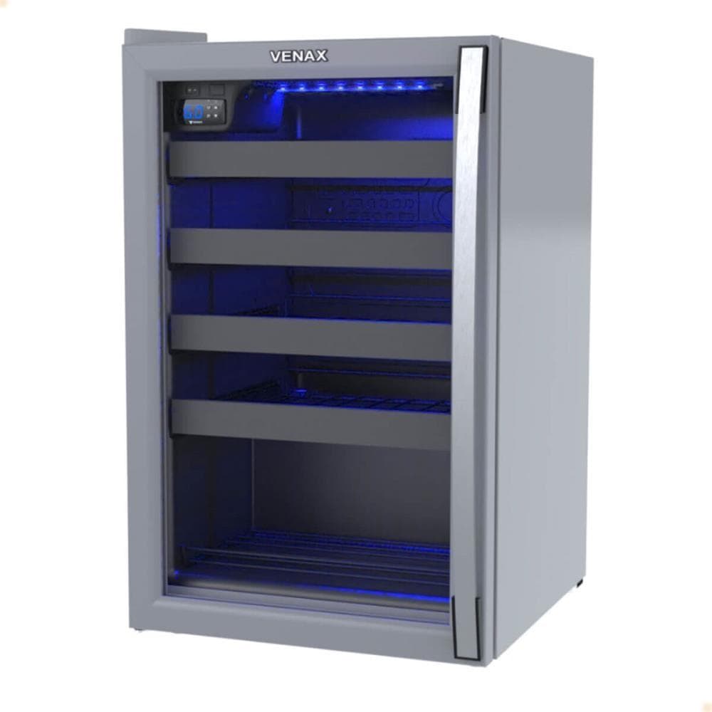 Adega Venax Piubella Cave 100L Porta Invertida Cinza 127V 19924