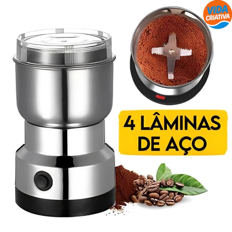 Moedor multifuncional de café e especiarias 110v/220V Moedor de aço inoxidável com 4 lâminas Máquina de molinho F5
