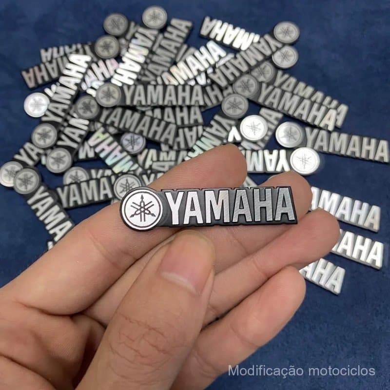 Adesivos de Liga de Alumínio Yamaha Audio para Yamaha Mt-09 Mt-07 NMAX XMAX TMAX YZF-R1 R3 Adesivo de Refit para Motocic