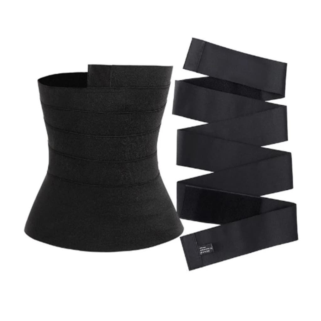 Cinta Modeladora Abdominal Invisível 3m/ 5m/6m – Faixa Compressão Ajustável Unissex