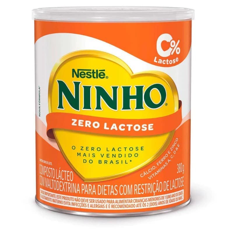 LEITE NINHO ZERO LACTOSE 380G