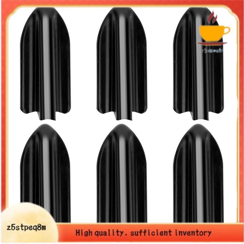 6pcs Preto Estilo Carro PP Barbatanas De Teto Spoiler Asa Kit Gerador