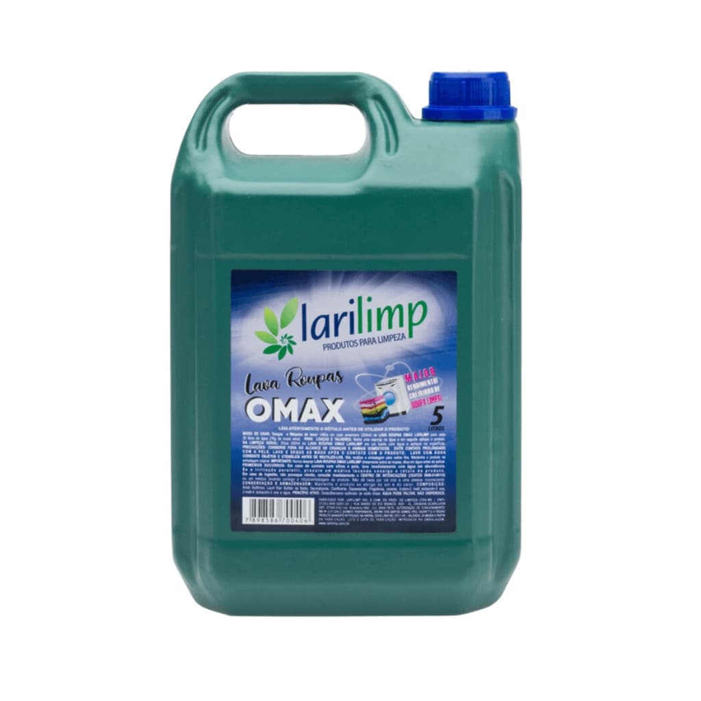 Lava Roupas Líquido Omax Larilimp - 5L