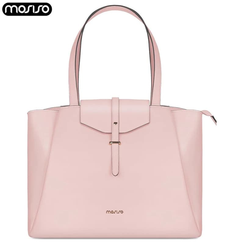 Bolsa Tote Para Laptop , Feminina De Couro PU MacBook Air Pro HP Dell , Maleta De Ombro Notebook , Trabalho Casual , Via