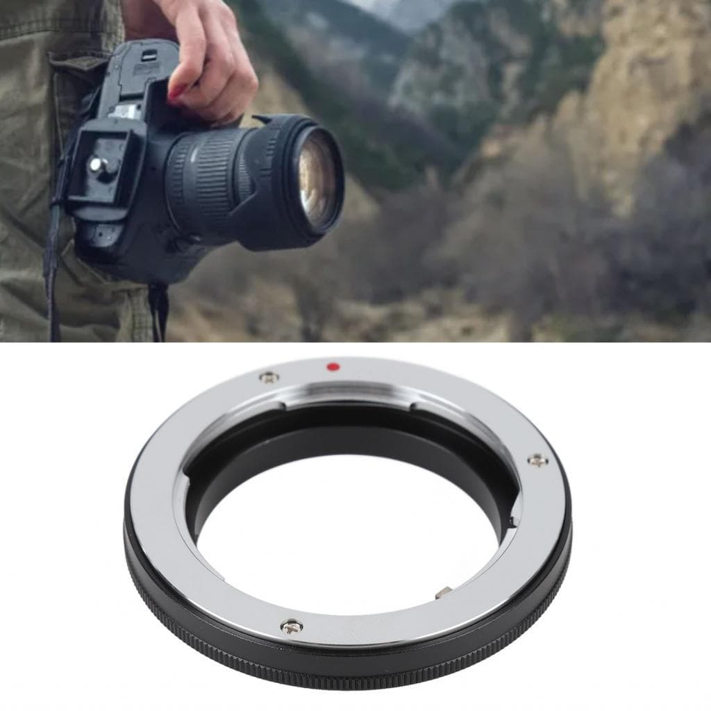 Adaptador de montagem de lente, fácil de instalar, anel compacto, posição precisa do furo, processo de oxidação