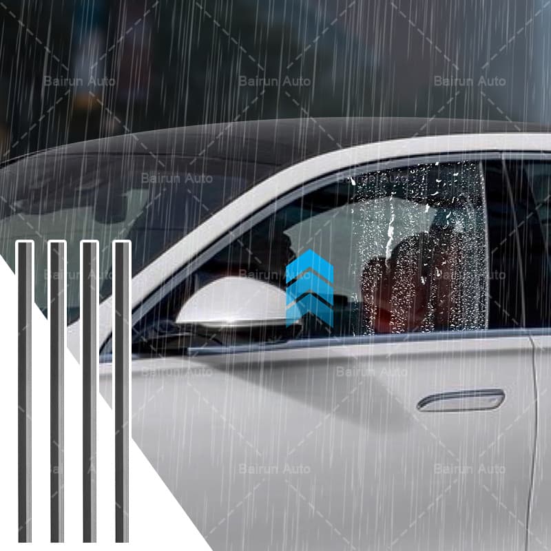 Limpador De Janela Lateral De Carro De Ajuste Universal , Lâmina Sem Moldura Com Tira De Borracha De Alta Qualidade Para
