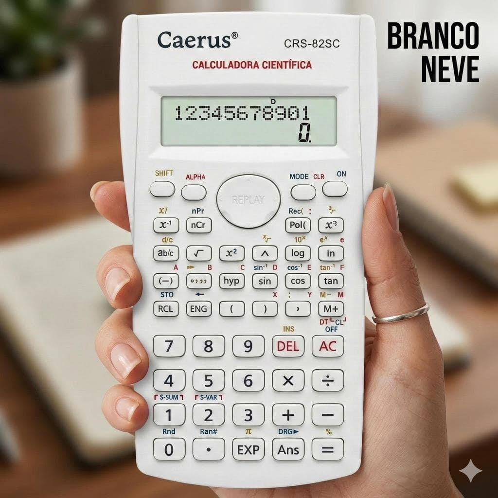 Calculadora Científica De 12 Dígitos 240 Funções Estudante