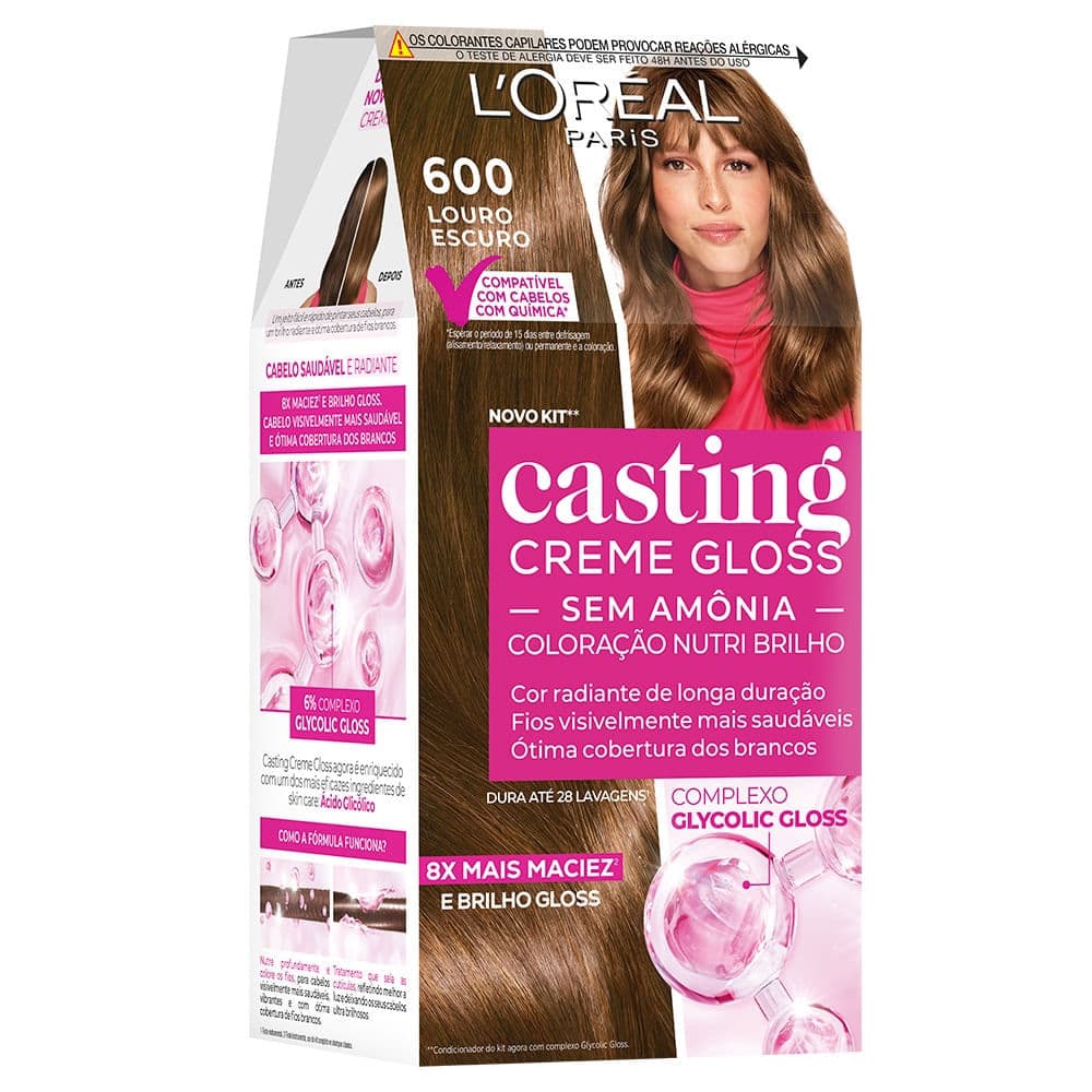 Tintura CASTING Gloss 600 Louro Escuro 45g