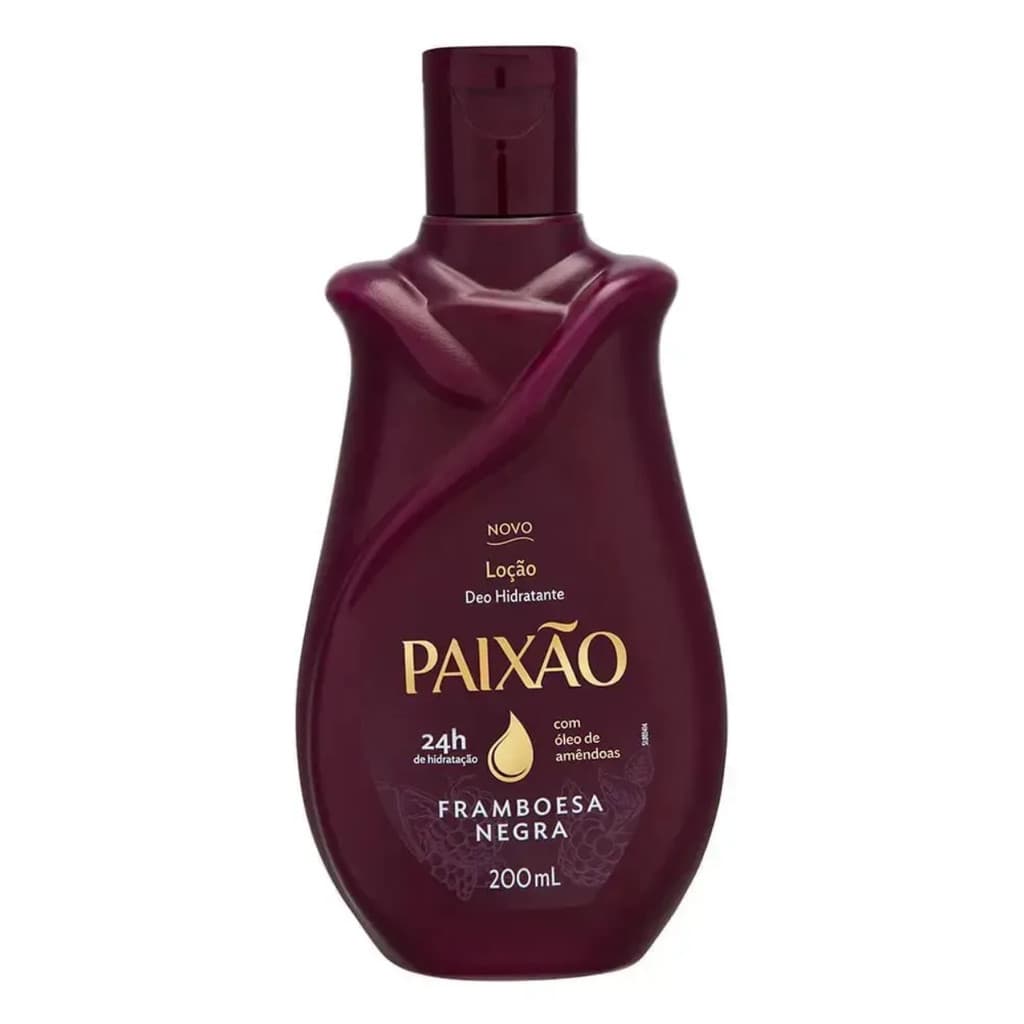 Hidratante Corporal Paixão Framboesa Negra 200ml
