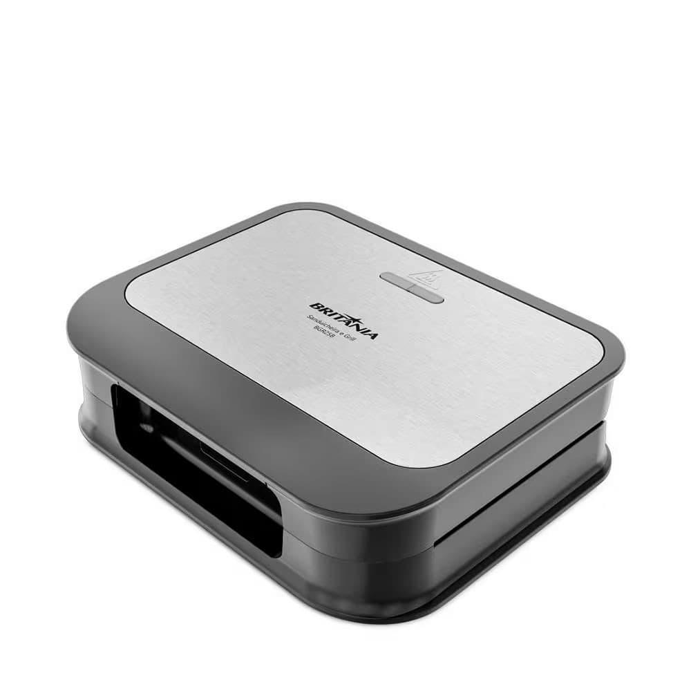 Sanduicheira Grill Britânia BGR25B PT Inox