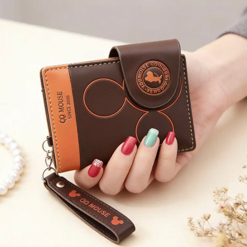 Bolsa de Mão/Carteira Feminina Zíper Porta Moedas e Porta Cartões D6001 TOP