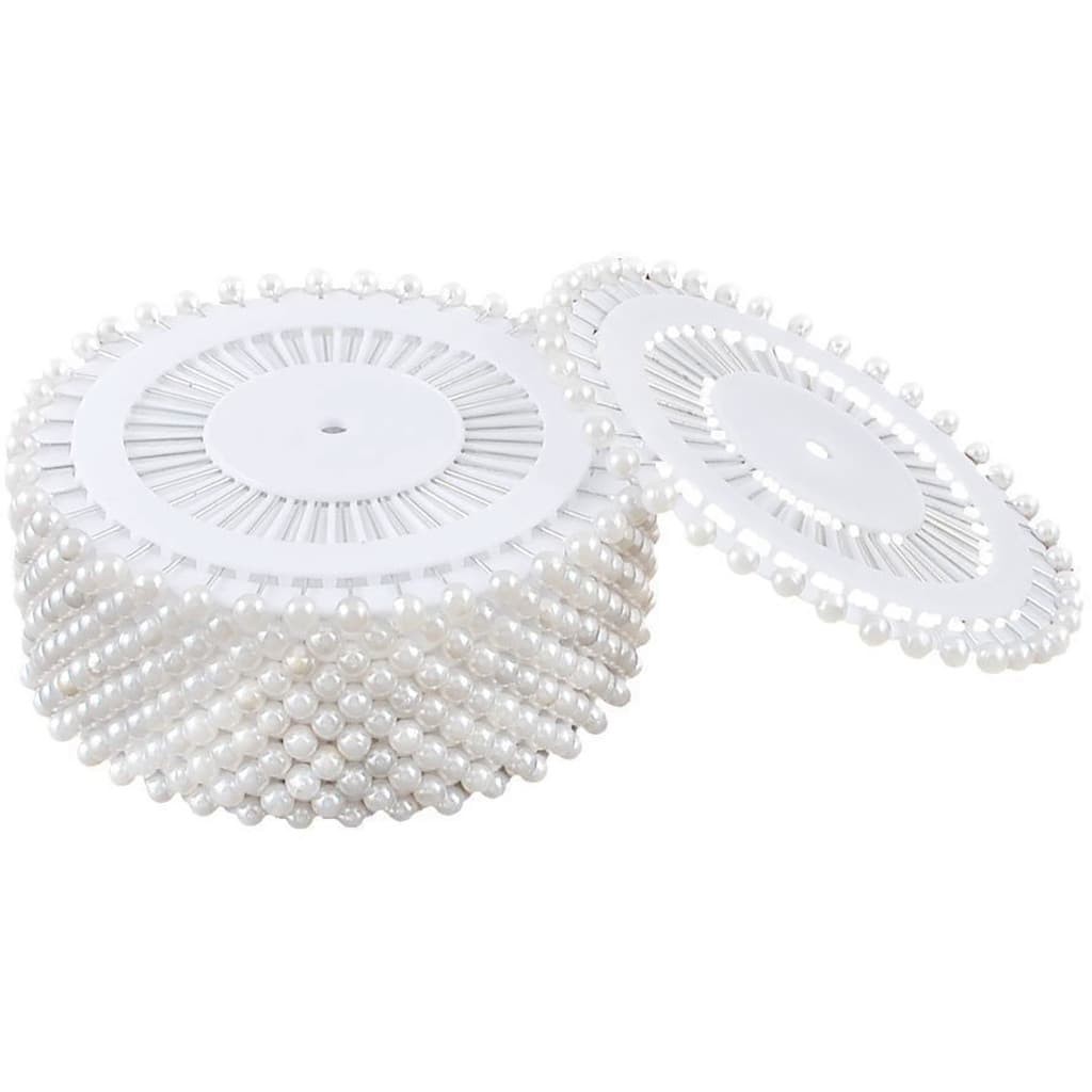 480 Alfinetes Cabeça Bola Apliques Arranjo Artesanato Branco